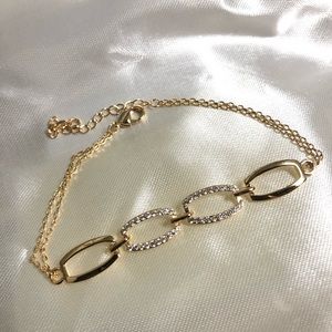 18k Gold Filled CZ Diamond Bracelet